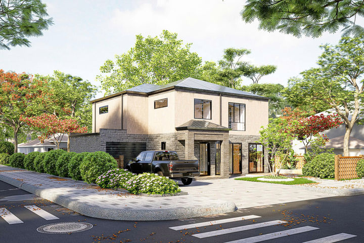 A Residential Sample Project by Revit