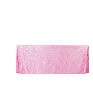 Pink Velvet Tablecloth