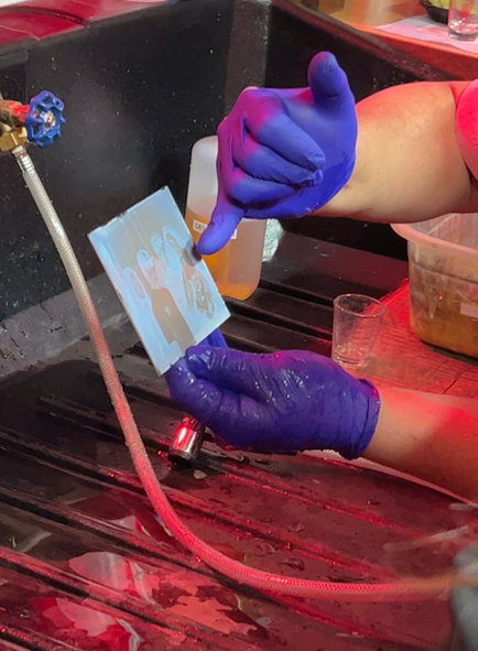 Experience the custom darkroom at River City Tintype, Louisville, KY