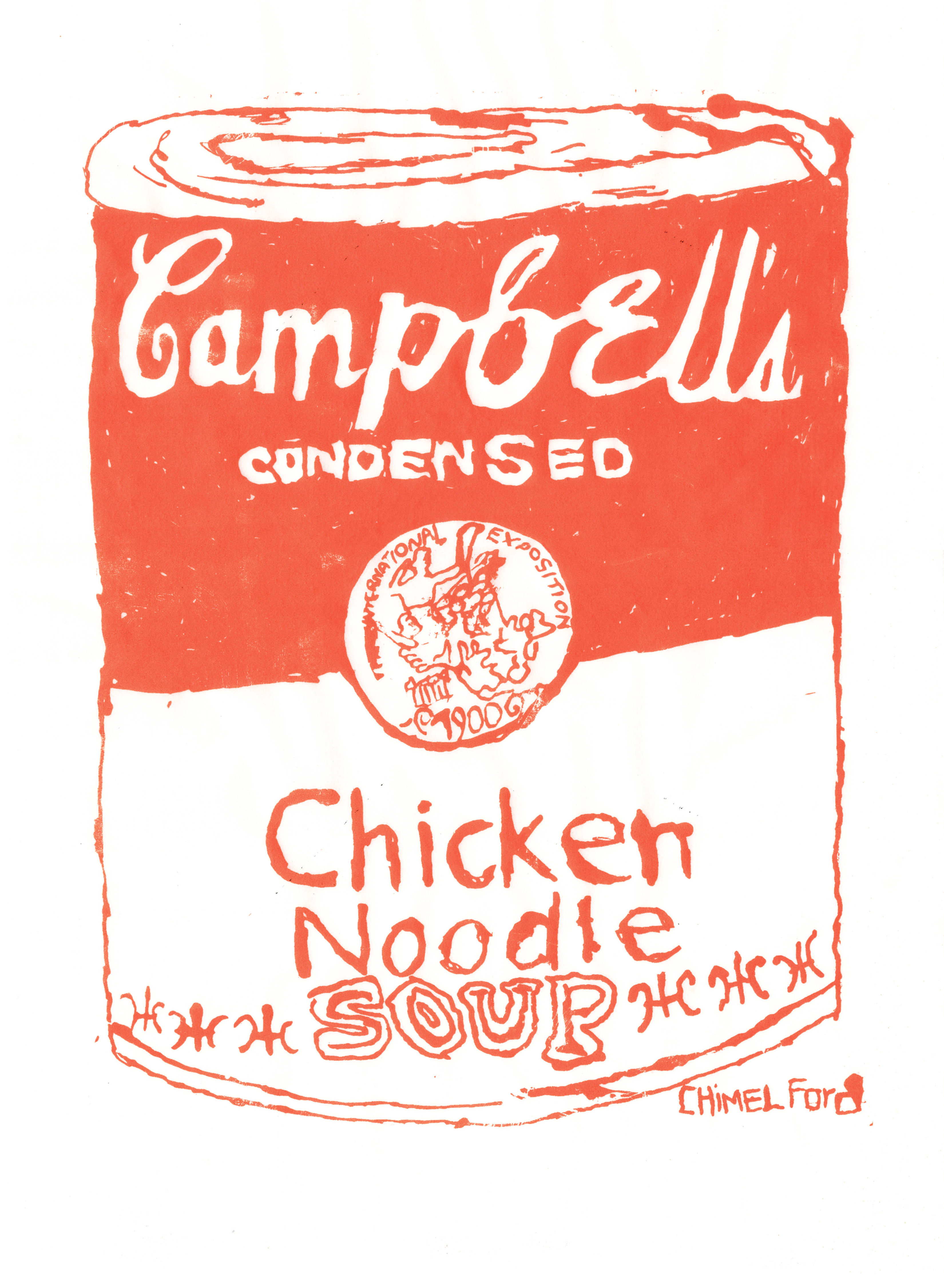 Chimel Ford, Screenprint, Campbell's