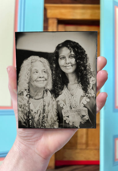 4x5 tintype in the studio, Louisville, KY