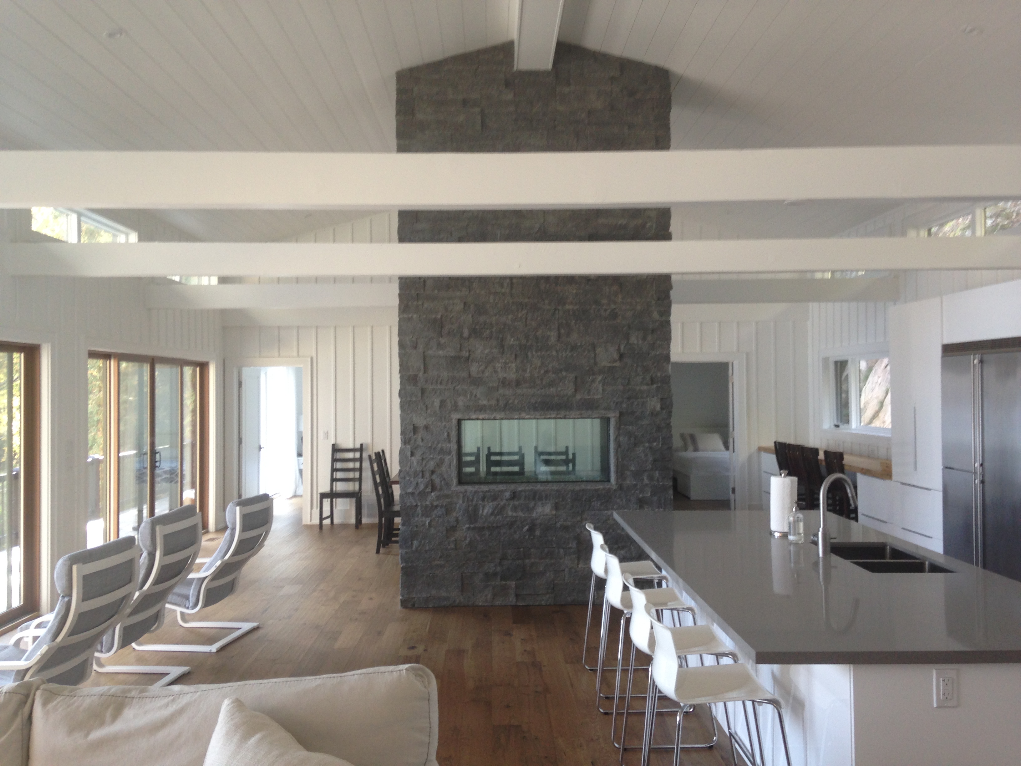 Two Sided Fireplace