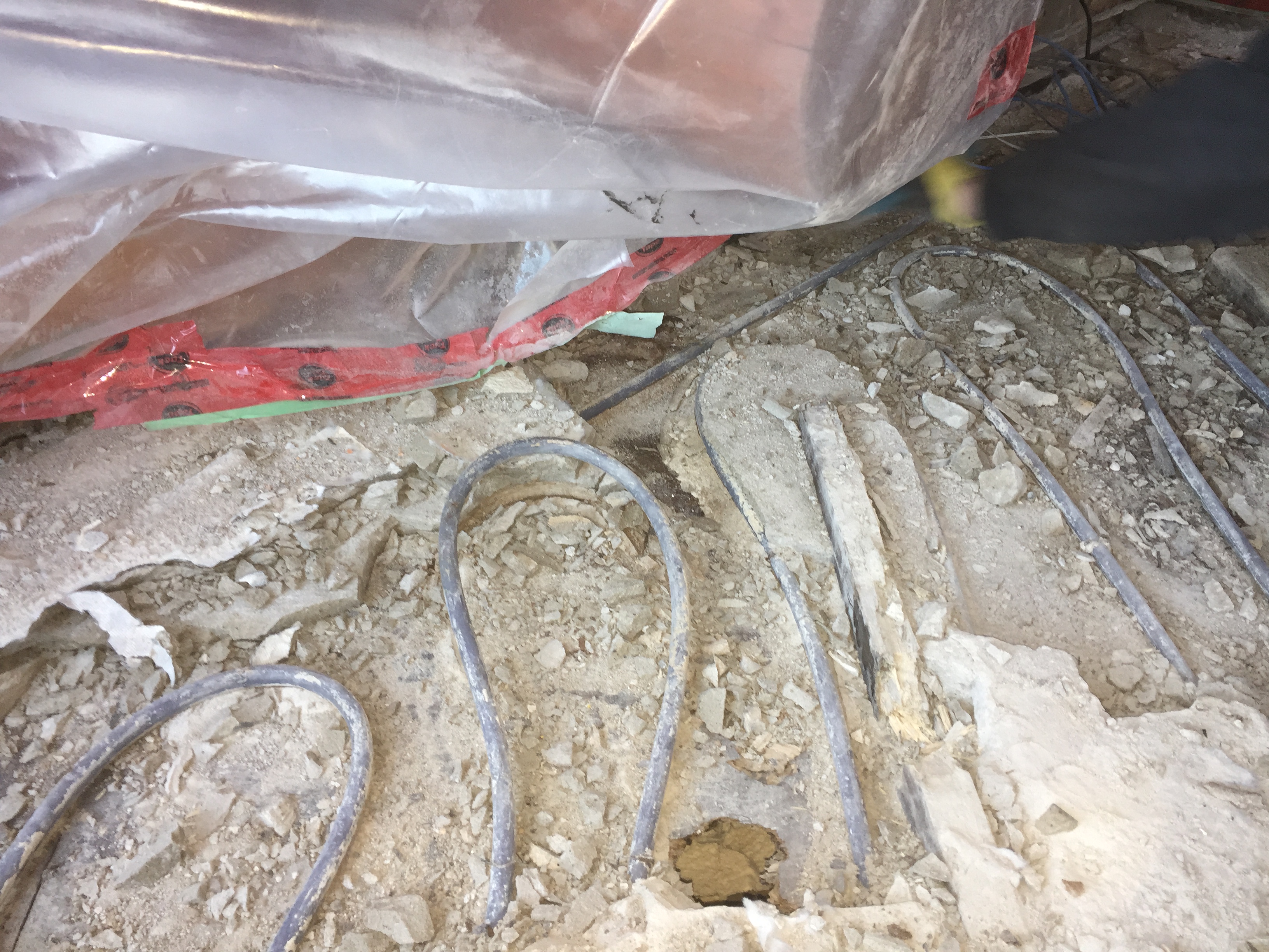 Removing cement