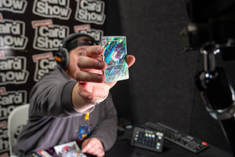 Auckland Card Show LIVE stream booth