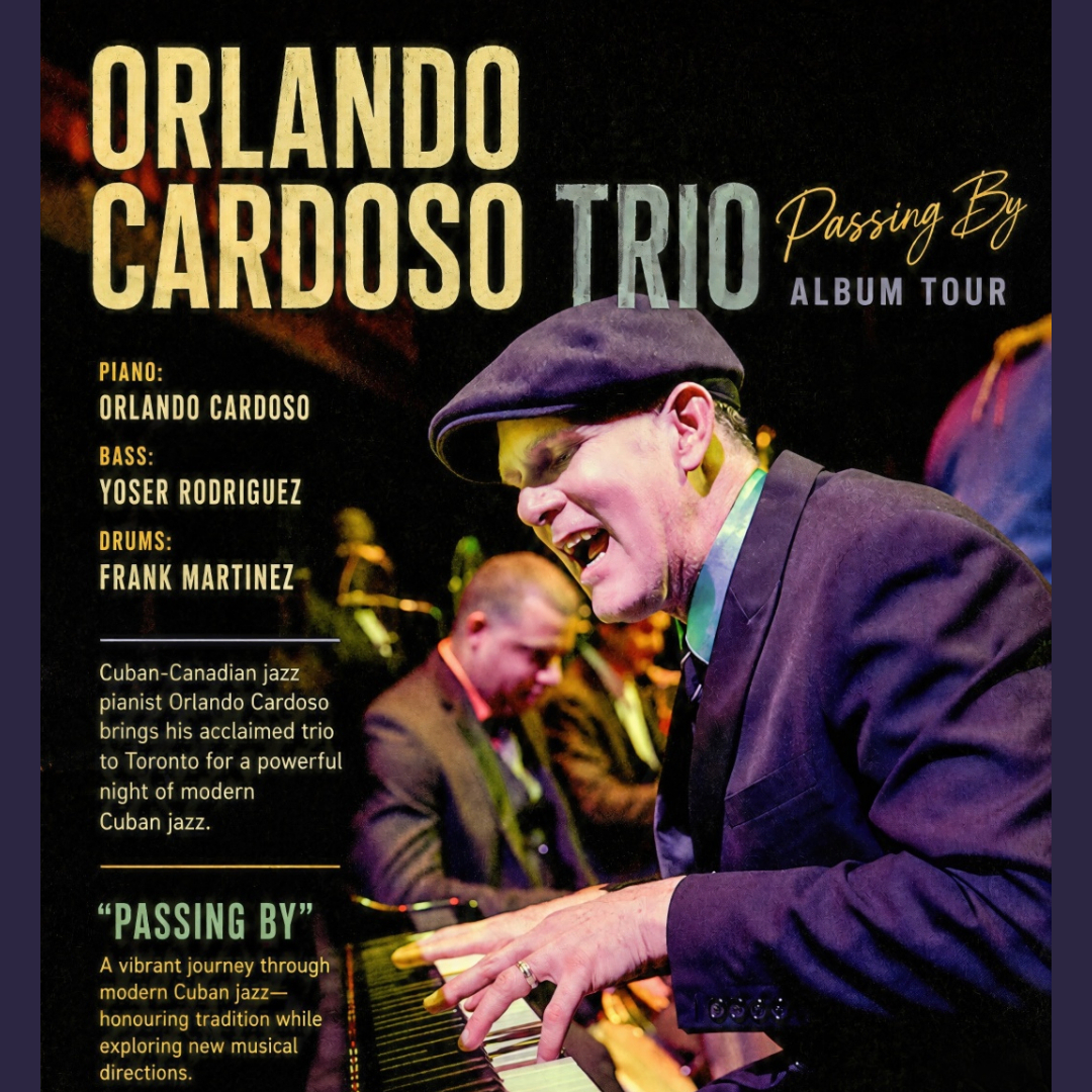 Orlando Cardoso Trio performing modern Cuban jazz.