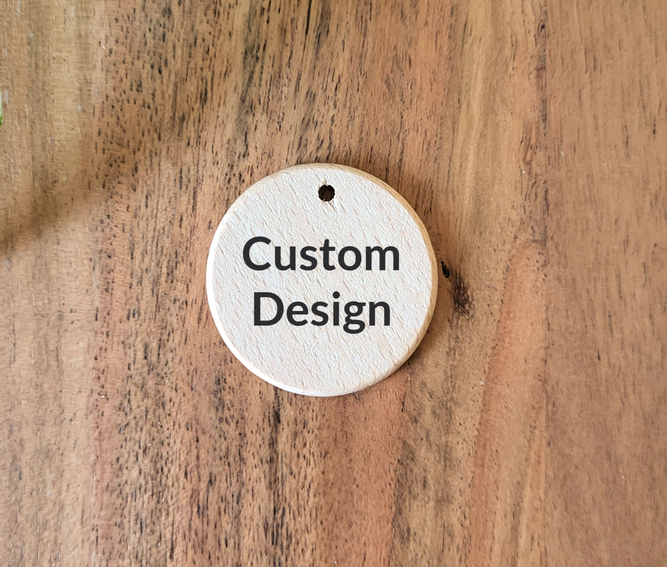 Custom Wood Charm