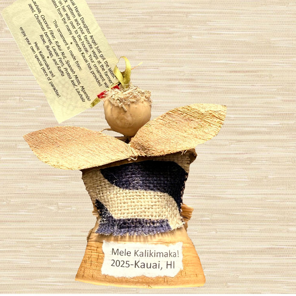 Thumbnail: 2025 Kauai Hanai Daughter Angel Ornament $36