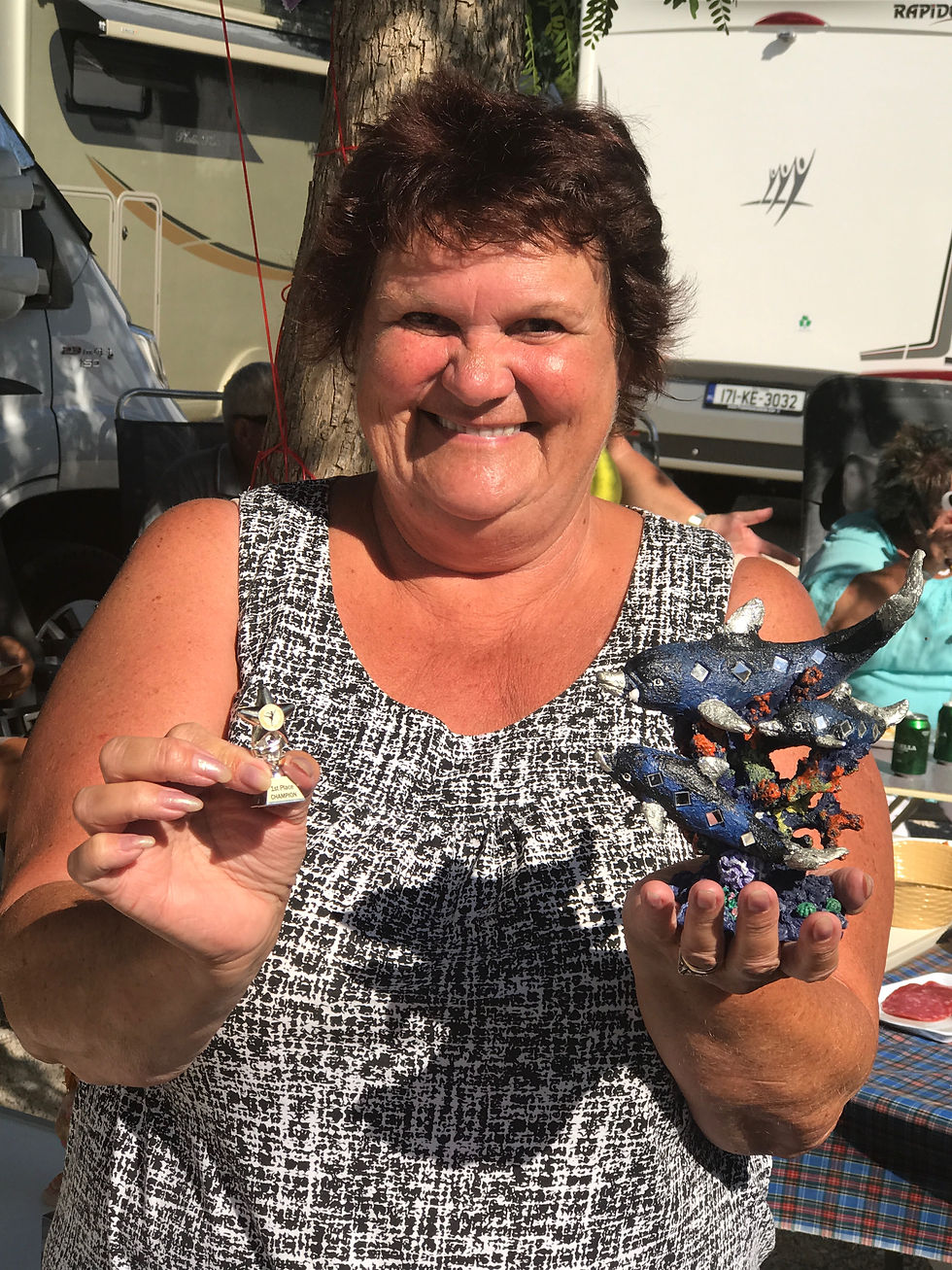 Two Euro Challenge Winner with Item and 'Cup'