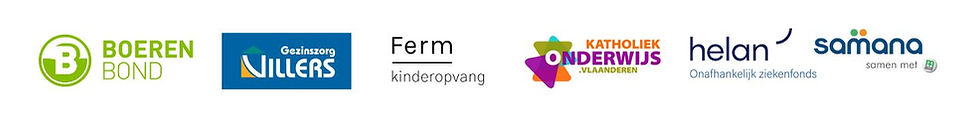 logo's samenwerkende organisaties