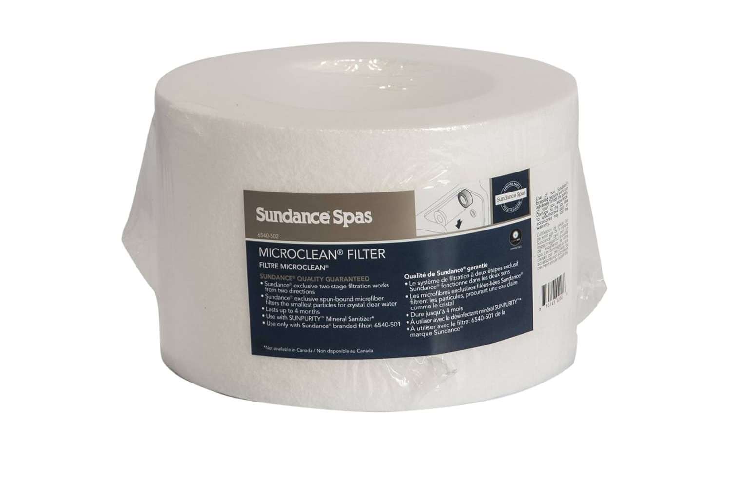 Sundance Spas MicroClean® Disposable Filter 6540-502