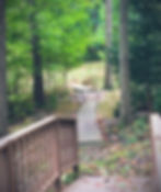 One of the outdoor paths at Mariawald