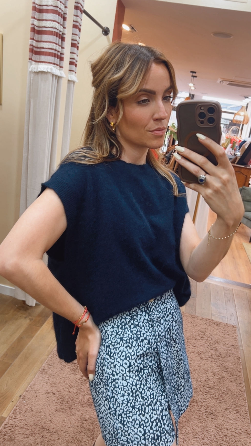 Miniature : Pull sans manches Romy – bleu marine