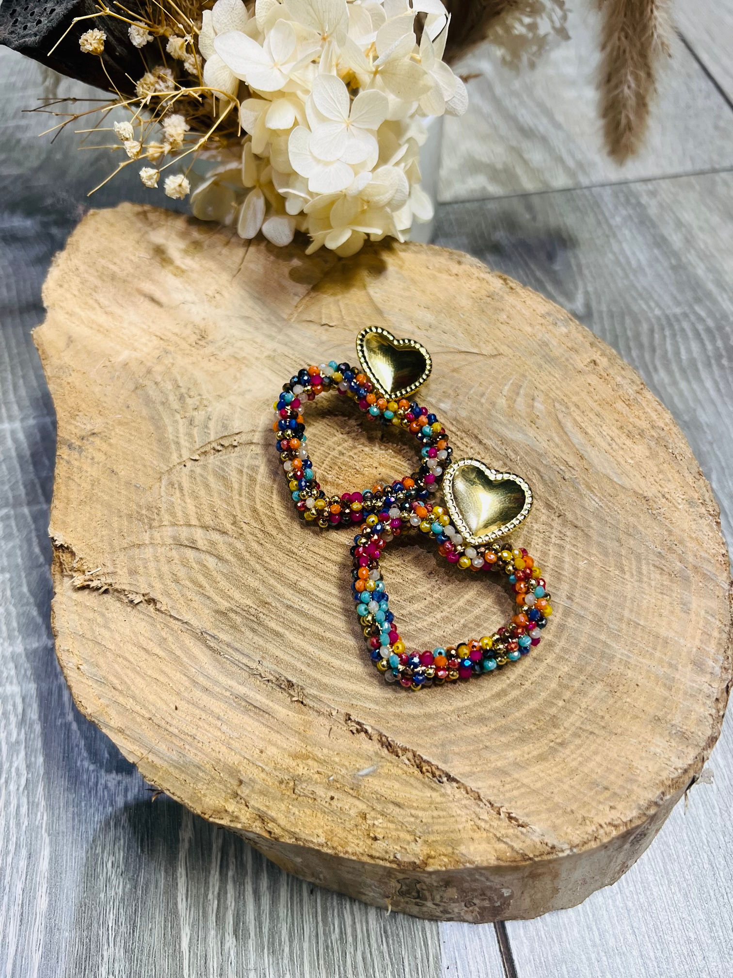 Boucles d’oreilles acier inoxydable 