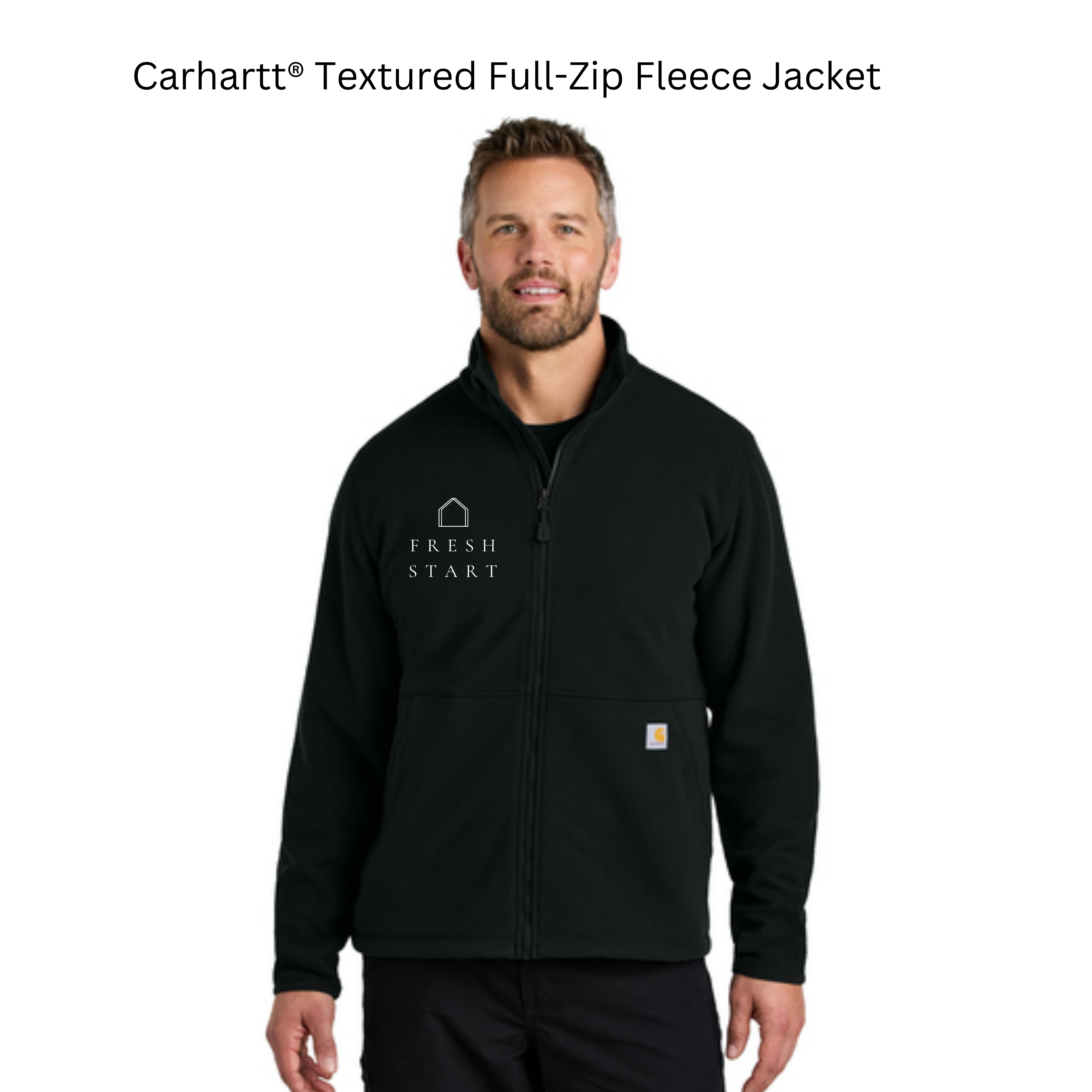 Carhartt® Textured Full-Zip Fleece Jacket