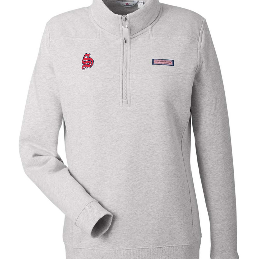 Thumbnail: Vineyard Vines Women’s Collegiate Shep Quarter-Zip Sweatshirt - southernLL