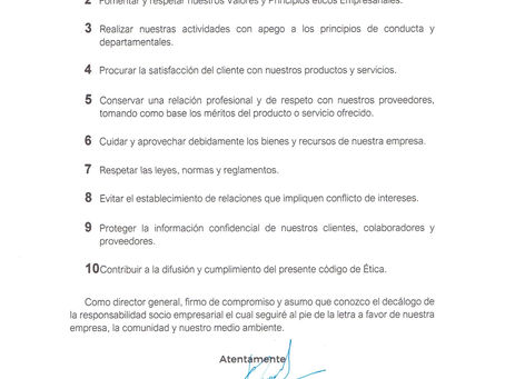 DECÁLOGO ESR