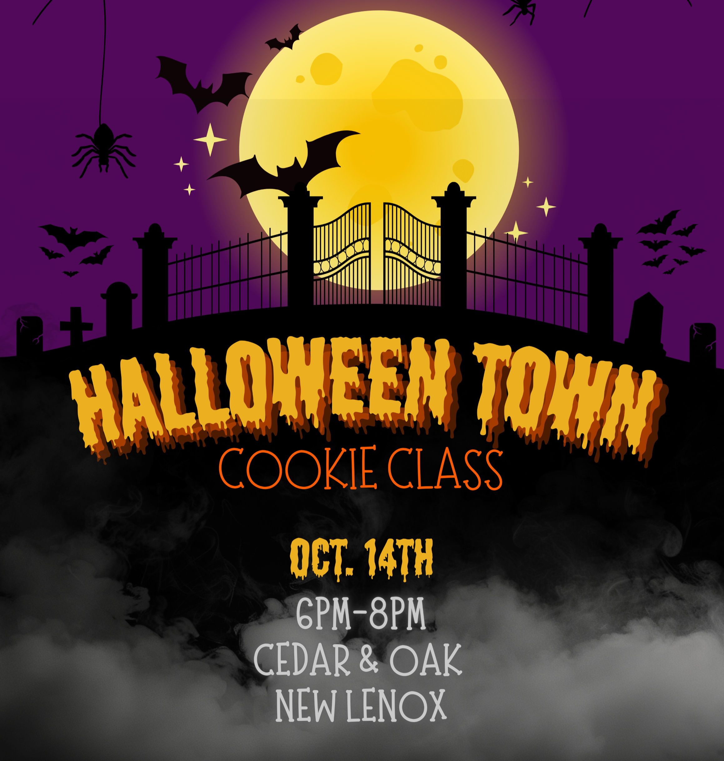 COOKIE CLASS OCTOBER 14TH - Cedar & Oak
