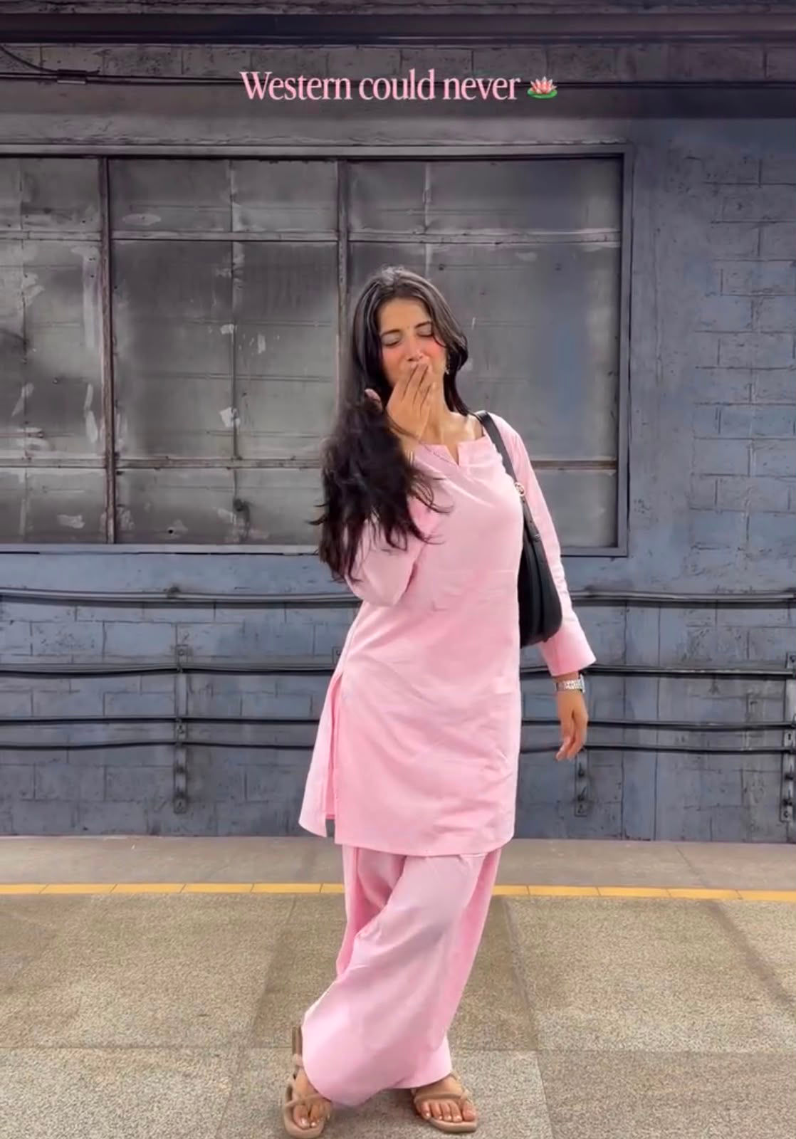 PINK FARSI SALWAR SET