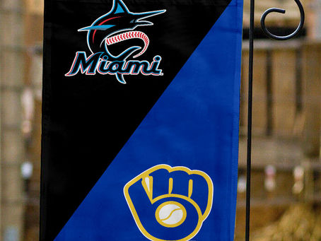  Show Your Team Spirit with the Marlins vs Brewers House Divided Flag! 