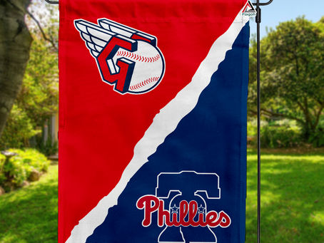 Show Your Team Spirit with Guardians vs Phillies House Divided Flag