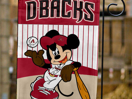 Show Your Team Spirit with the Arizona Diamondbacks x Mickey Baseball Flag