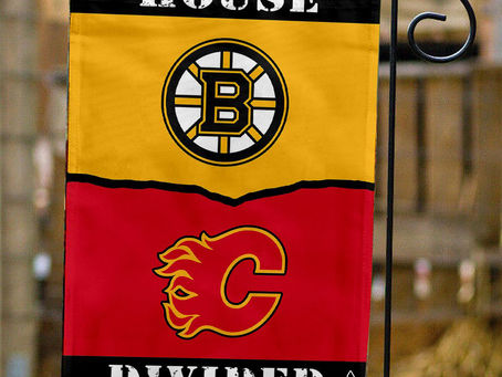 Bruins vs Flames House Divided Flag: Show Your Team Spirit in Style