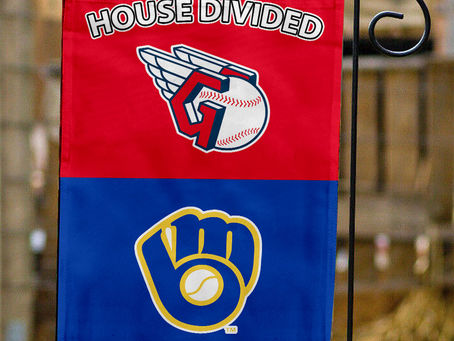 Unite the Rivalry with the Guardians vs Brewers House Divided Flag!