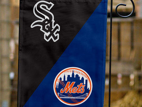 The Ultimate House Divided Flag for White Sox and Mets Fans