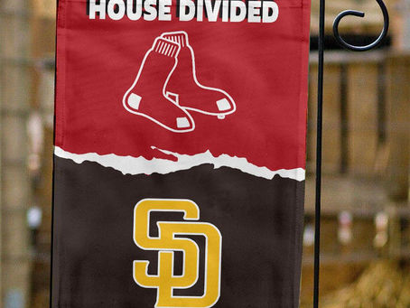 Red Sox vs Padres House Divided Flag: Show Your Team Spirit in Style