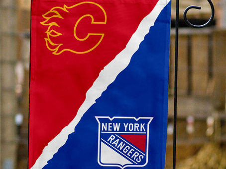Spice up Your Home Decor with Flames vs Rangers House Divided Flag!