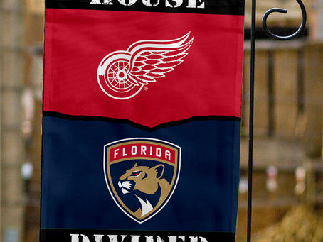 Red Wings vs Panthers House Divided Flag: Show Your Team Spirit in Style!