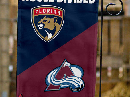 Show Your Team Spirit with Panthers vs Avalanche House Divided Flag!