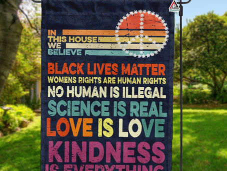 Bring a Touch of Kindness to Your Garden with Our Be Kind Garden Flag!