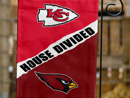 Chiefs vs Cardinals House Divided Flag: Show Your Team Spirit in Style!