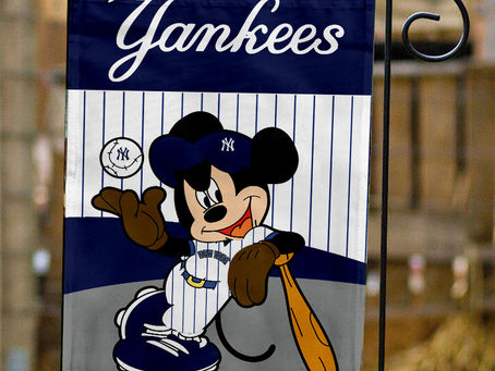 New York Yankees x Mickey Baseball Flag: Show Your Team Spirit in Style!