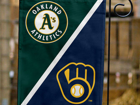 Athletics vs Brewers House Divided Flag: Show Your Team Spirit in Style!