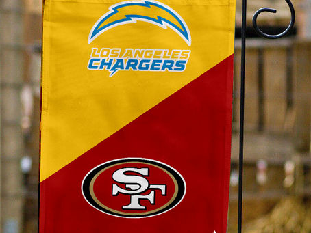  Show Your Team Spirit with the Chargers vs 49ers House Divided Flag!