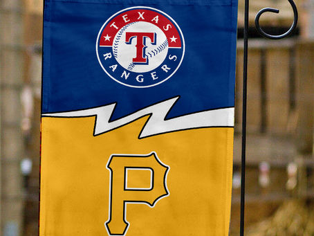 Show Your Team Spirit with Rangers vs Pirates House Divided Flag!