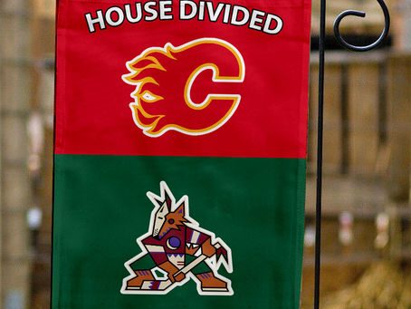 Flames vs Coyotes House Divided Flag: Show Your Team Spirit in Style