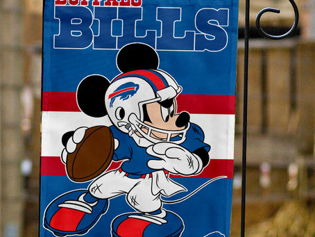 Get Ready for Game Day with the Buffalo Bills x Mickey Football Flag!