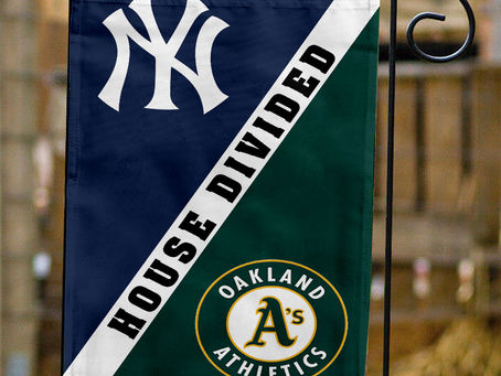 Yankees vs Athletics House Divided Flag: Show Your Team Spirit in Style!