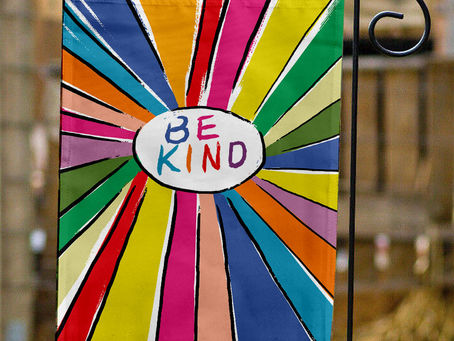 Spread Love and Acceptance with the Be Kind Rainbow Garden Flag