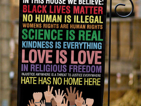Stand in Solidarity with the Black Lives Matter Movement with Our Garden Flag