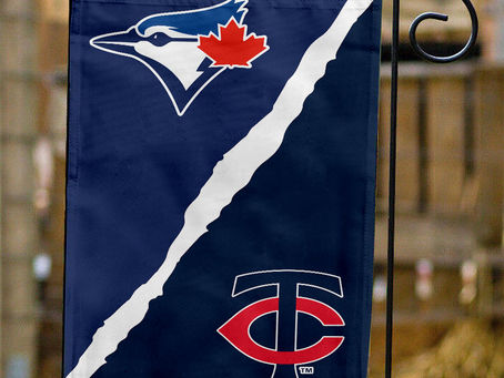 Get Ready for the Ultimate Showdown: Blue Jays vs Twins House Divided Flag!