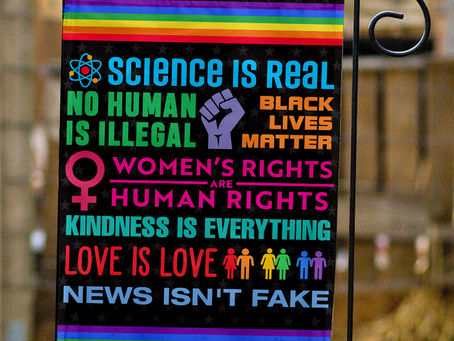 Get Inspired with Science Is Real Flag, BLM Flag, Human Rights Home Decor