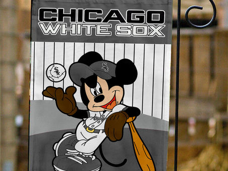 Bring Home the Magic with the Chicago White Sox x Mickey Baseball Flag!