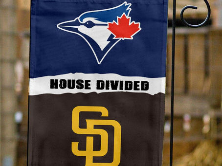 Blue Jays vs Padres House Divided Flag: Show Your Team Spirit in Style