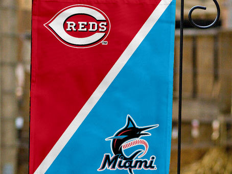 Reds vs Marlins House Divided Flag: Show Your Team Spirit in Style
