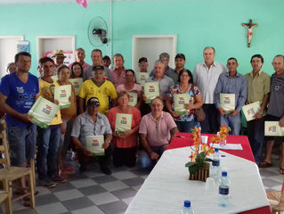 Agricultores Majorvieirenses recebem documentos para regularizar imóveis rurais