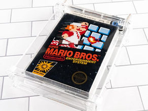 Plataforma de inversión compra copia sellada de Super Mario Bros. por 140.000$
